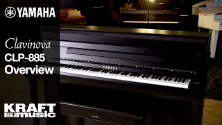 Yamaha Clavinova CLP885  Overview with Adam B [upl. by Adias]