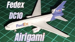 Airigami Planes Fedex DC 10 [upl. by Senecal]