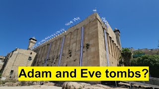 The tombs of Abraham Isaac Jacob and their family  the Cave of the Patriarchs in Hebron [upl. by Ethelstan]