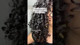 HOW TO get bouncy defined curls fyp viralshort curlyhair [upl. by Fransis]