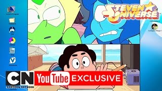 Steven Universe  Webisode Videocalling Peridot  Cartoon Network Africa [upl. by Ecerahs]