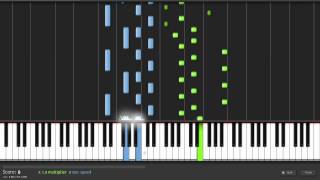 Comptine dun Autre Eté Laprès Midi Tutorial Synthesia HD [upl. by Yorgen]