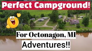 Perfect Camp Ontonagon MI adventures utvlife campground upperpeninsula teryx4 atvtrails utv [upl. by Braunstein]