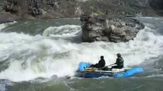 Whitewater Rafting  Class 5 Rapid Fail in Idaho [upl. by Galliett]