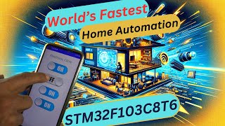 STM32 Bluetooth Home Automation with Feedback STM32CubeIDE stm32F103C8T6 Android Application [upl. by Naginarb444]