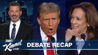 Jimmy Kimmel Breaks Down the Presidential Debate Between Donald Trump amp Kamala Harris [upl. by Azilem]