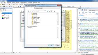 Projetar Raster  ArcMap 103 [upl. by Koblick]