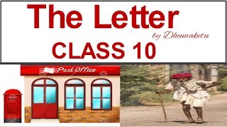 The Letter by Dhumaketu class 10 Explained in Hindi [upl. by Benilda]