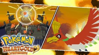 Catching HoOh  Cutscene  Pokemon HeartGoldSoulSilver [upl. by Rochelle]