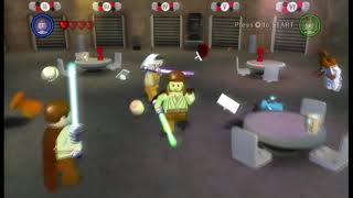 LEGO Star Wars The Complete Saga Wii  Best Mos Eisley Cantina Fight Ever [upl. by Serrano]