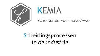 Scheidingsmethoden in de industrie [upl. by Weinman]