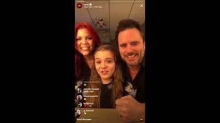 Maisy Stella amp Charles Esten  Backstage on Instagram Live at The Opry [upl. by Narda]