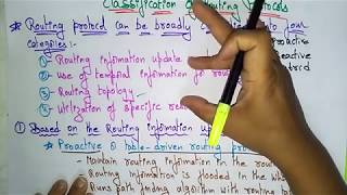 routing protocols  classification  introduction  Adhoc Networks  Lec18  Bhanupriya [upl. by Lotta]