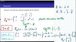 Exercice Matrices non diagonalisables [upl. by Bailar]