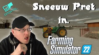 Sneeuw Pret in Farming Simulator 22  Eigen Server [upl. by Atinev]