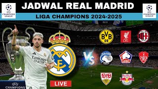 Jadwal Real Madrid Liga Champions 20242025  Jadwal Liga Champions 20242025 Malam Ini [upl. by Fidele]