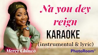 Taking care  Moses Bliss ft Mercy Chinwo Karaoke lyric  instrumental [upl. by Junieta]