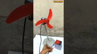 775 DC motor Experiment🤓12volt dc motor fan motor dcmotor fan science project tablefan tech [upl. by Leander]