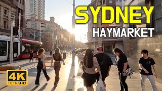 Walking Sydney Haymarket Central Station to Chinatown [upl. by Aikkin]