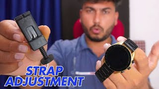 How To Adjust Metal Smart Watch Strap  Watch Strap Adjustment [upl. by Amaryl]