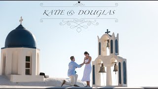 Douglas proposes to Katie in Santorini [upl. by Zoi30]