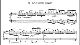 Debussy  Étude pour les arpèges composés  No11  Piano [upl. by Stubbs883]