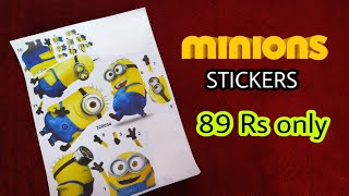 Minions stickers for Home decor [upl. by Etnelav280]