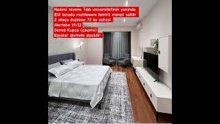 Nesimi rayonu Tibb universitetinin yani 2 otaqa duzelme 72 kv 1912Kupca eşyalar qiymete daxildir [upl. by Mela881]