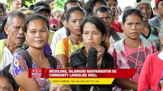 NEWSFLASH Mesolong Talaingod nagpahigayon og community landslide drill [upl. by Anoif88]