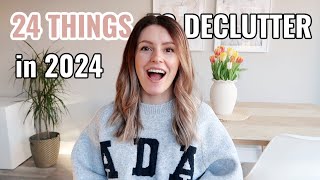 ✨ 24 Things to Declutter in 2024 ✨ Messy to Minimalist Mum UK [upl. by Eddy]