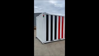 😍 3 magnifiques containers 10 pieds aménagés en petit atelier mobile [upl. by Olihs558]