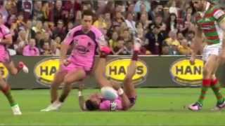 Greg Inglis Big Hits amp Fend Offs [upl. by Enelegna]