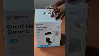 Ezviz Camera 📸💥3MP H9C 2K Dual Lens Pan Tilt Wifi Unboxing shorts [upl. by Sherye590]