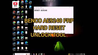 Benco Ae9240 Frp unlock tool S1 [upl. by Ahsatak]