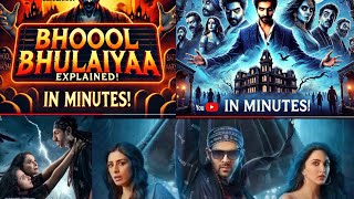 quotBhool Bhulaiyaa🤯 Explained in Minutes  Kartik Aaryan’s✨ HorrorComedy Unraveledquot❤️🔥🤯✅ bollywood [upl. by Nylekcaj]