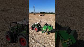 FENDT 516 mit JOHN DEERE 582 Presse [upl. by Keriann]