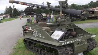 T106 Gun motor carriage weasel w M27 Recoilless rifle detail walk around [upl. by Annawaj214]