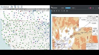 Flight Planning using SkyVector amp NaviGraph [upl. by Nohtiek]