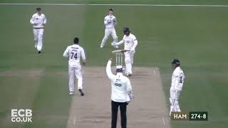 Day Three Highlights Hampshire v Yorkshire  Specsavers County Championship [upl. by Gnouc]