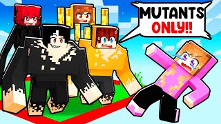 Stuck ONE BLOCK But Were MUTANT MOBS With CRAZY FAN BOY [upl. by Schindler213]