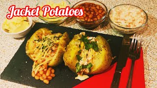 Jacket PotatoesMicrowave Baked PotatoesQuick and easy Loaded Potatoes recipe by Yummy Mummy [upl. by Laurie604]