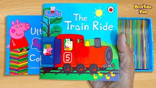 🐷PEPPA PIG  THE TRAIN RIDE 19  Kids Books Read Aloud  Peppa Pig Storytime [upl. by Mackay]