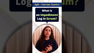 What is an Impediment Log in Scrum agile management [upl. by Maroj]