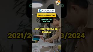 Cognizant is hiring Process Executive [upl. by Monro449]