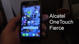 Alcatel One Touch Fierce Phone12GHz Processor 45quot Screen 5 MP Camera WiFi Calling [upl. by Jorie]