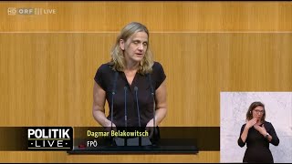 Dagmar Belakowitsch  Pensionserhöhung  1892024 [upl. by Calvano478]