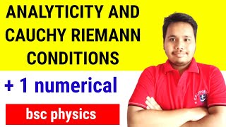 analyticity and cauchy riemann conditions  cauchy riemann conditions  cauchy riemann equations [upl. by Rubinstein188]