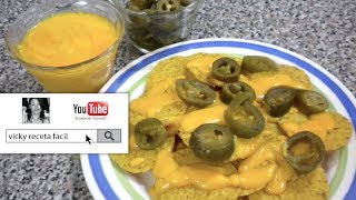 NACHOS CON QUESO  Vicky Receta Facil [upl. by Toombs]