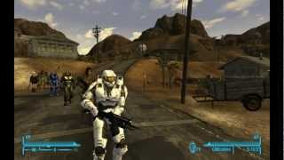 Fallout New Vegas Halo 3 Armor Mod [upl. by Weitzman170]