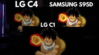 Oof The LG C4 Cant Do Color VS LG C1 amp Samsung S95D [upl. by Jamille]